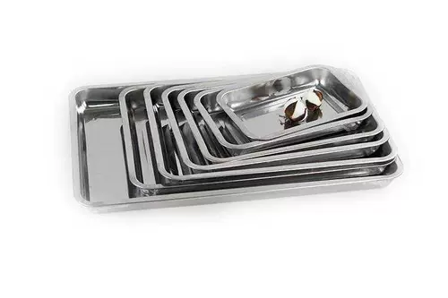 Потребление подплаты блюд с правой стороны, большие тарелки, кафетерий для пищи из нержавеющей стали для целых блюд для блюд для блюд