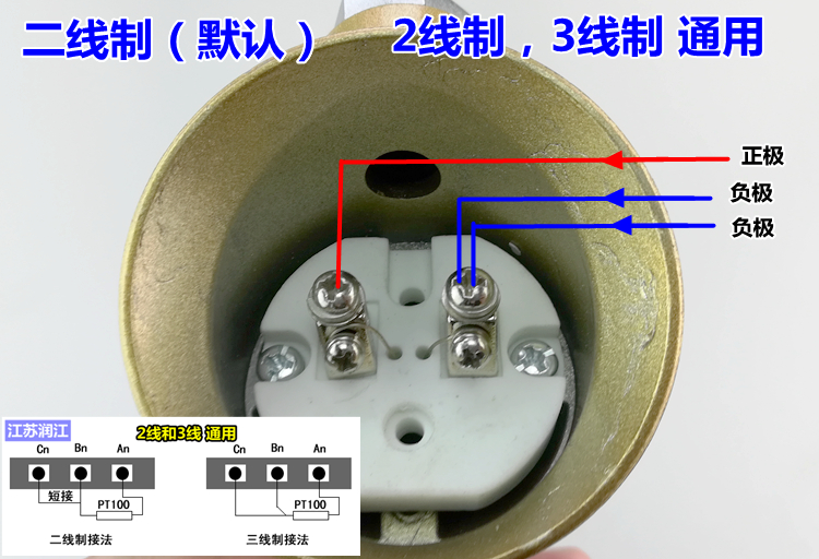 WZP130/WZP-230 PT100铠装热电阻WZP231铂热电阻热电偶温度传感器-图2