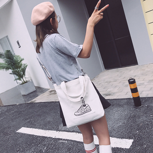 帆布袋ins斜挎包