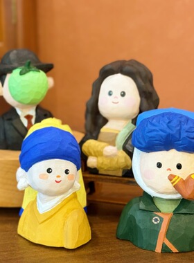 手工木雕桌面装饰摆件