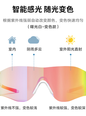 帕森范丞丞同款骑行镜男户外运动爬山遮阳防紫外线墨镜女PZ76001