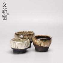 Vin New Kiln Special-shaped cup Gongfu Tea Cup Purple Sand Handmade Tea Cup Ceramic Tea Drinking Cup Daily of Tea Tea