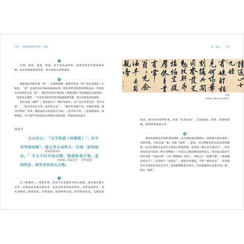 中国传统经典书论上册名篇选读 书法理论繁体原文名家解读三重释义图文并茂语言朴实可读性指导性俱佳领悟书法之美提升书法水平 - 图3