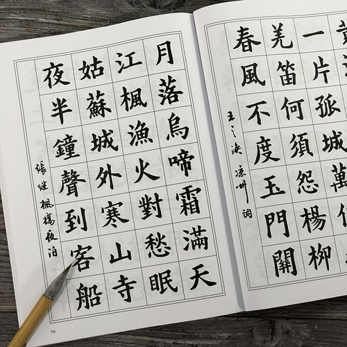 楷书入门字谱 楷书基础知识精讲 毛笔书法入门字帖书法 基础知识讲解笔法写法边旁部首解析 集字古诗碑帖临摹初学者自学课程教材书 - 图3