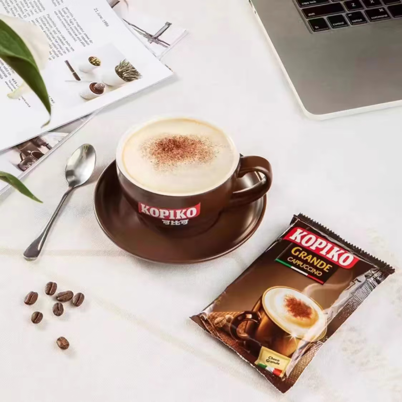 KOPIKO印尼进口可比可卡布奇诺600g袋装三合一速溶白咖啡提神学生 - 图2