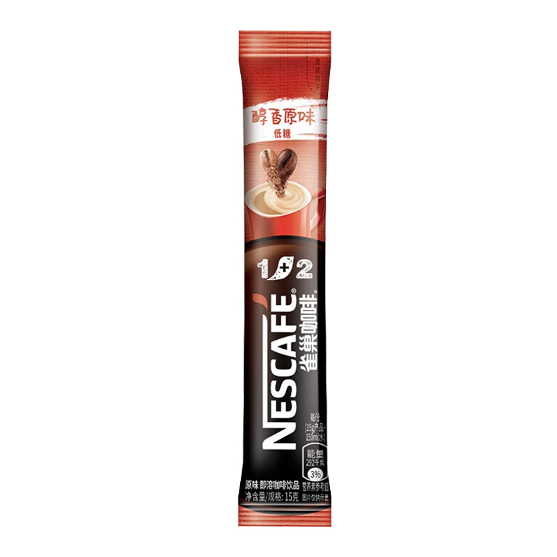 Nestle雀巢咖啡1+2原味三合一速溶微研磨咖啡粉熬夜提神15g*10条-图3