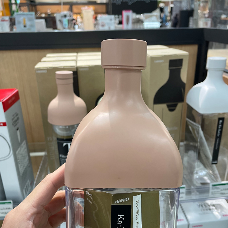 日本HARIO冷萃壶手冲咖啡瓶滤网冰滴壶玻璃冷泡水杯果茶壶冷萃杯-图3