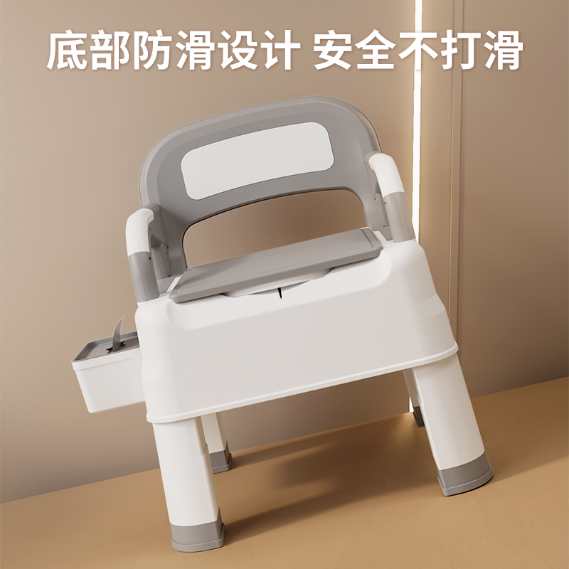 立霸老人移动坐便椅室内马桶孕产妇坐便器房间便盆病人坐便椅子