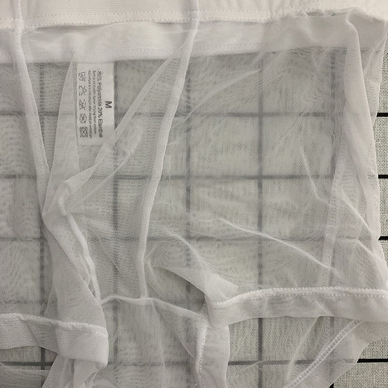 Transparent couple underwear sexy soft mesh breathable