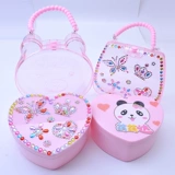 Детский аксессуар, милая детская коробка для хранения, ювелирное украшение для принцессы, система хранения, портативная мультяшная коробочка для хранения