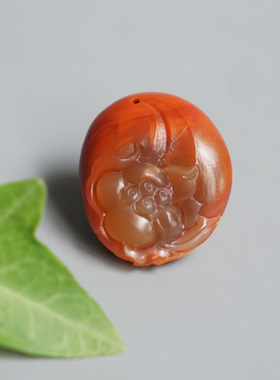 雕刻天然配饰凉山南红玛瑙特价