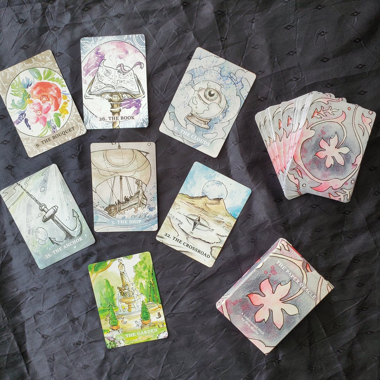 【现货】进口正版 剪纸利诺曼卡牌 Paper Oracle Lenormand - 图1