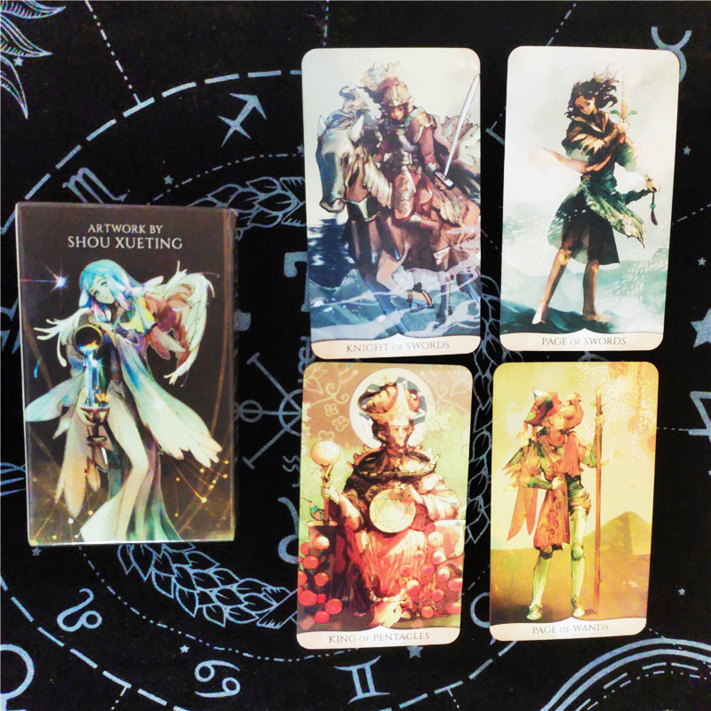 传统漫画塔罗牌traditional Manga Tarot 占卜桌游卡牌