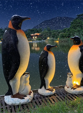 火烈鸟玻璃钢雕塑户外网红美陈