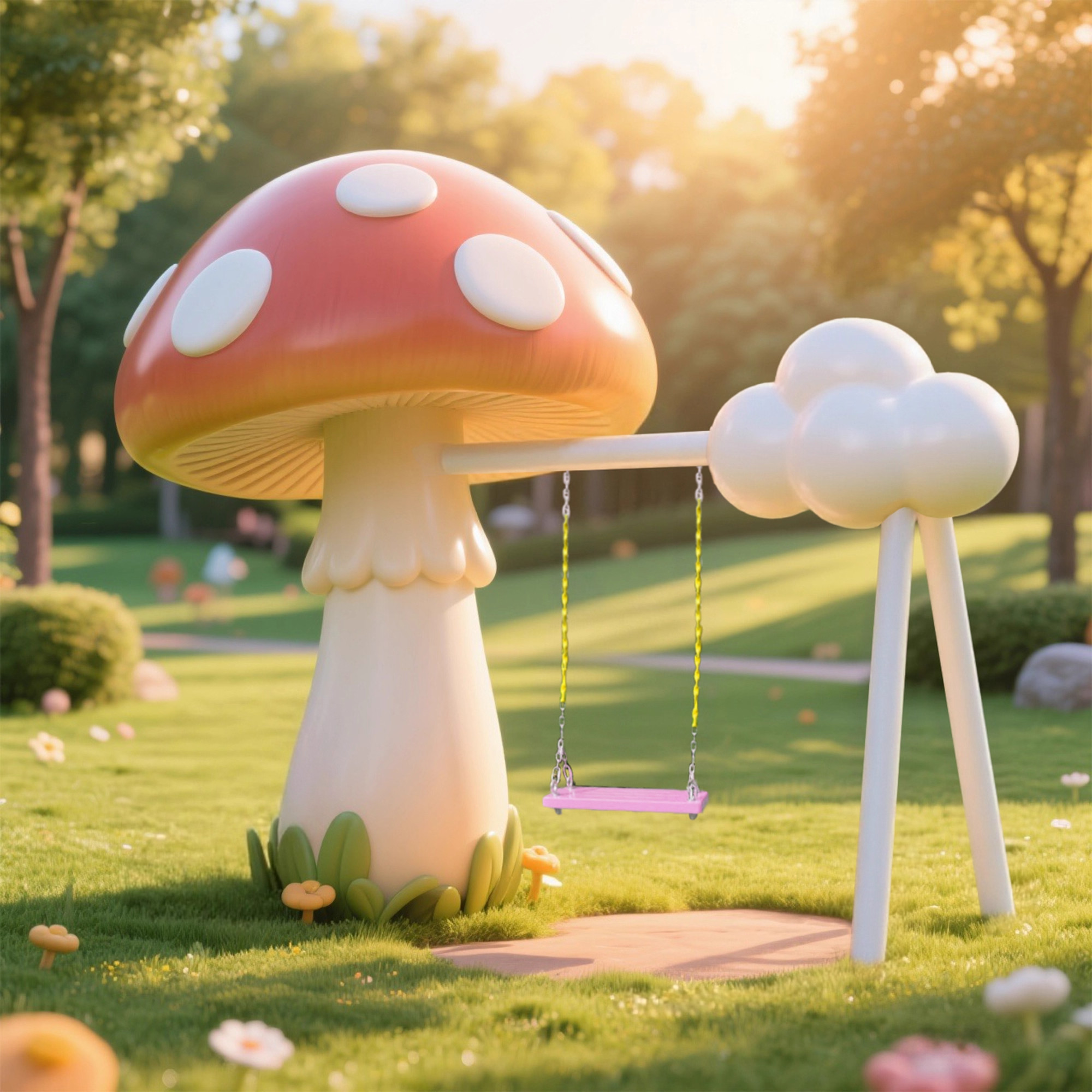 户外云朵秋千座椅雕塑文旅景区云朵装饰品沙滩景观美装饰陈摆设,淘宝优惠券,粉丝福利购,淘宝优惠卷