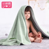 Детское хлопковое марлевое банное полотенце для новорожденных, хорошо впитывает воду, подходит для подростков