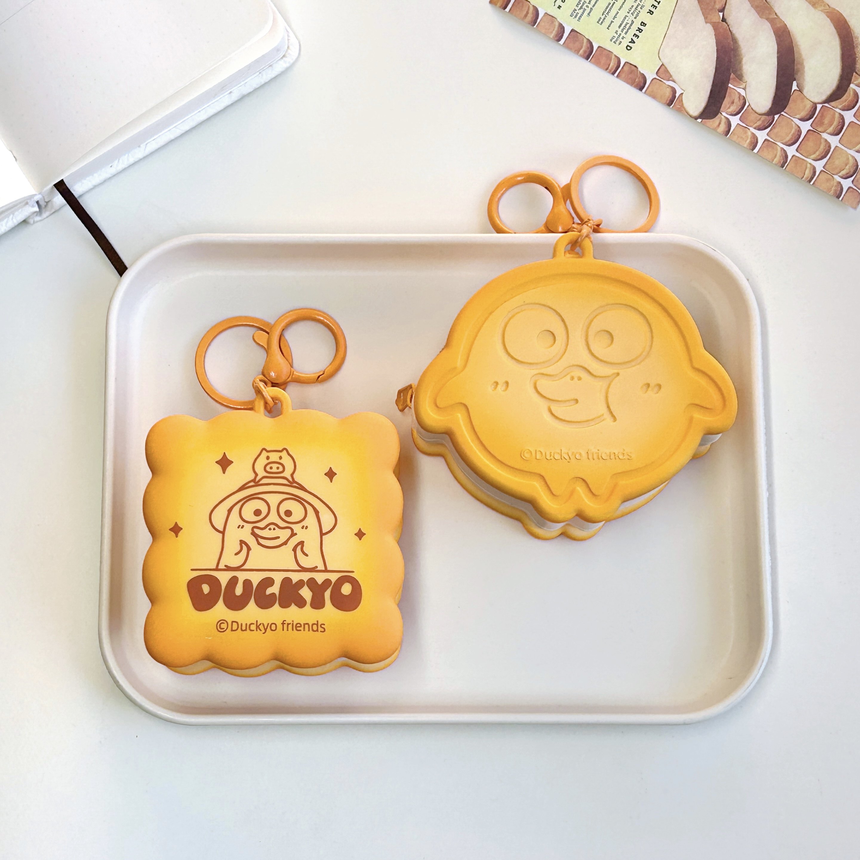 小刘鸭杂货铺烘焙硅胶零钱包收纳包耳机包可爱卡通便携面包吐司,淘宝优惠券,粉丝福利购,淘宝优惠卷