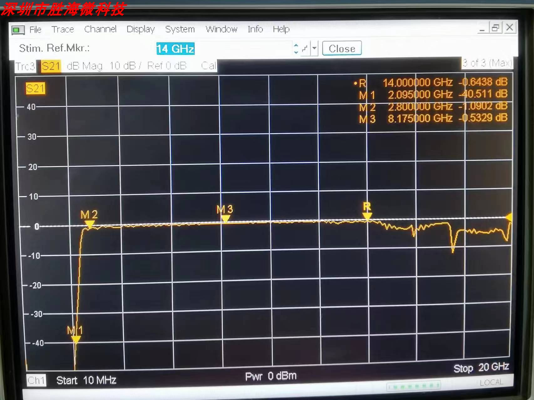 FILTEK进口 2.8-14GHz SMA母头 射频微波同轴高通滤波器 - 图2