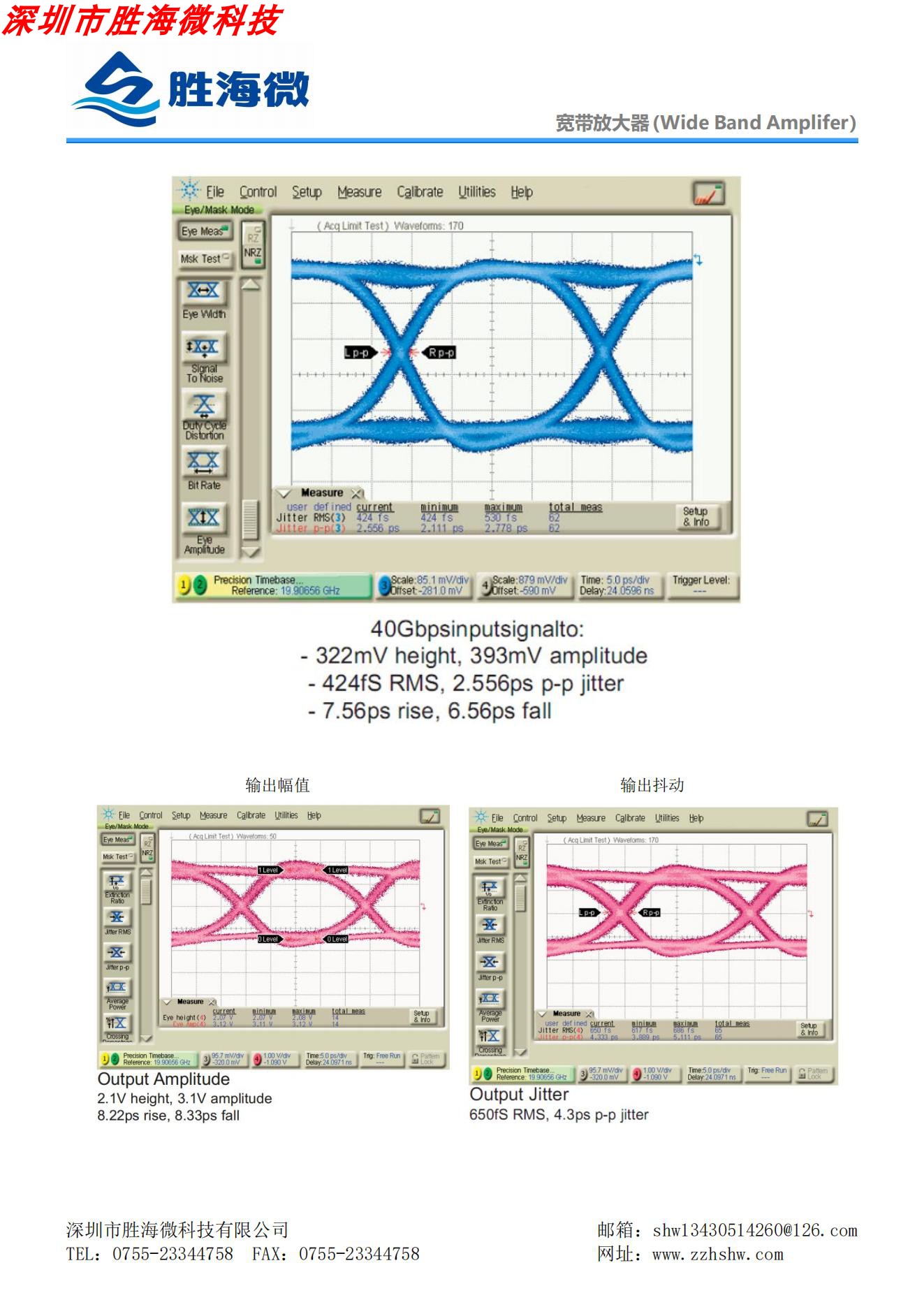 17dB增益 14dBm功率 1.85mm头 射频高频宽带放大器 50KHz-50GHz - 图1