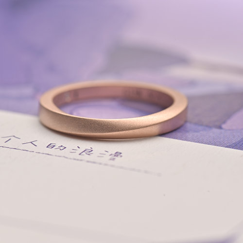 supercustom超定婚戒「山海系列 · 山海可平」结婚对戒 情侣戒指 - 图2