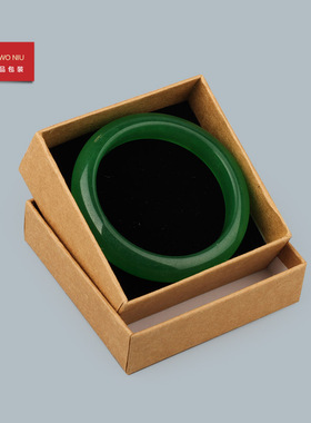 牛皮纸超大手镯盒首饰吊坠