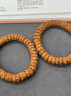 橄榄核雕金饭碗手串雕刻橄榄胡文玩手链男女配饰橄榄手串