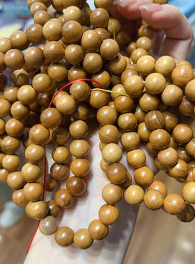 新款百年老桃木手串盘玩男女款手链木质护身平安深山原木老料