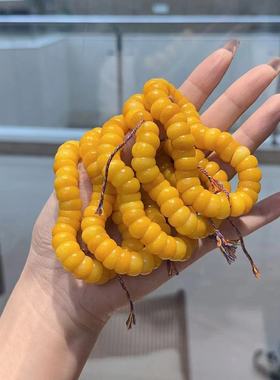 新品蜜蜡色牛骨大肠 配件配饰diy手链项链散珠手工饰品隔珠串珠