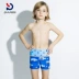 Plasch quần áo trẻ em nam trẻ em trẻ em thoải mái làm khô nhanh quần boxer trai lớn boyshort trẻ em - Bộ đồ bơi của Kid