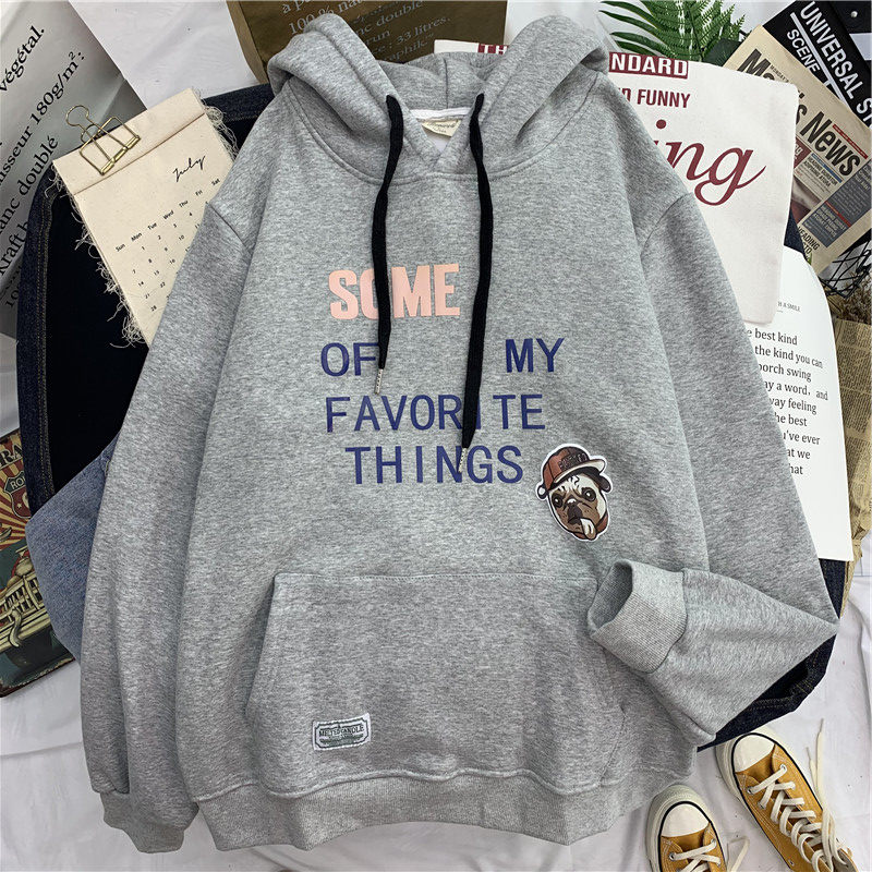 ins古着2020春秋冬新款韩版潮卫衣 天佳丽卫衣/绒衫