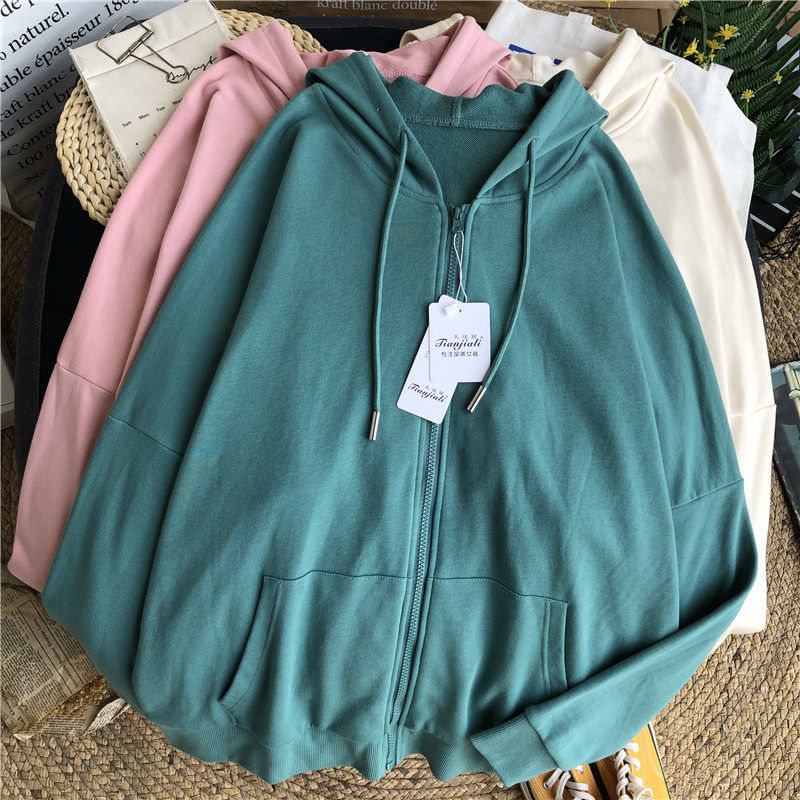 2020春秋冬新款奶白色韩版盐系卫衣 天佳丽卫衣/绒衫