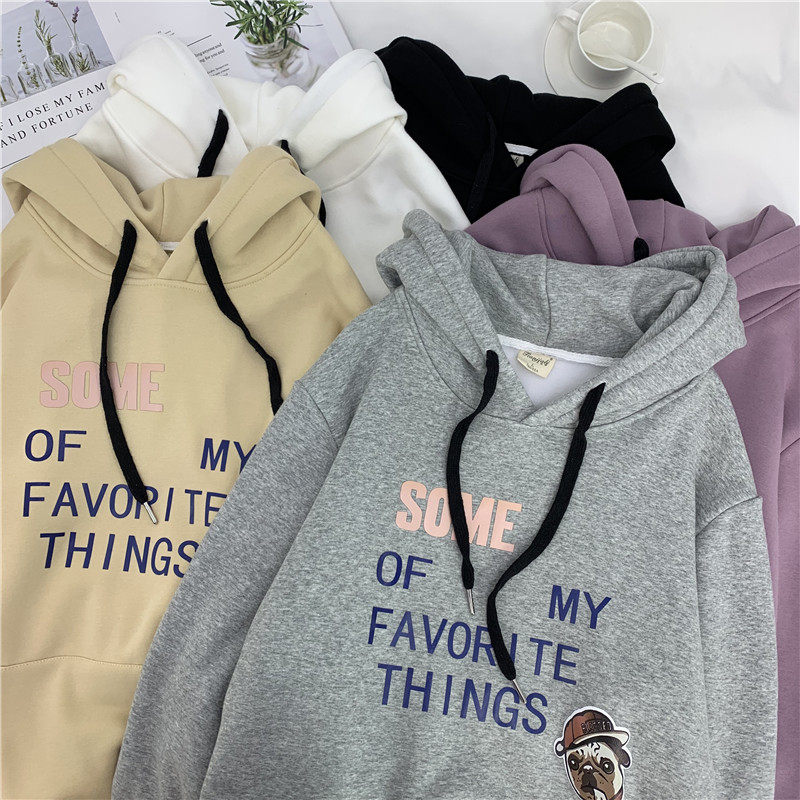 ins古着2020春秋冬新款韩版潮卫衣 天佳丽卫衣/绒衫