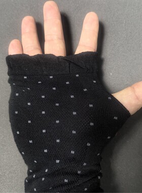 外贸日单女士长护袖防晒纯色棉混百搭显瘦长款可以遮住整个手臂