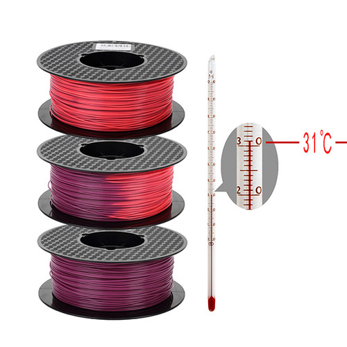 3D打印机耗材 变色pla材料 温变色渐变热敏感线材笔丝 1.75mm 1kg - 图1