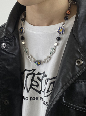 钛钢男士原创潮流项链高级感