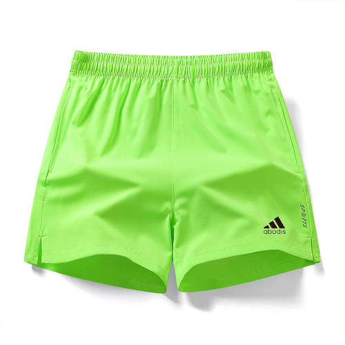 夏季运动短裤男女款三分裤冰丝速干裤带口袋健身田径训练跑步球裤 - 图2