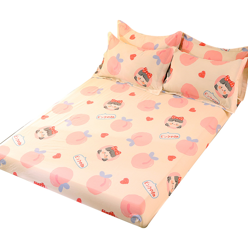全棉斜纹床笠香港尺寸全包床垫罩保护套fitted sheet set纯棉床包,淘宝优惠券,粉丝福利购,淘宝优惠卷