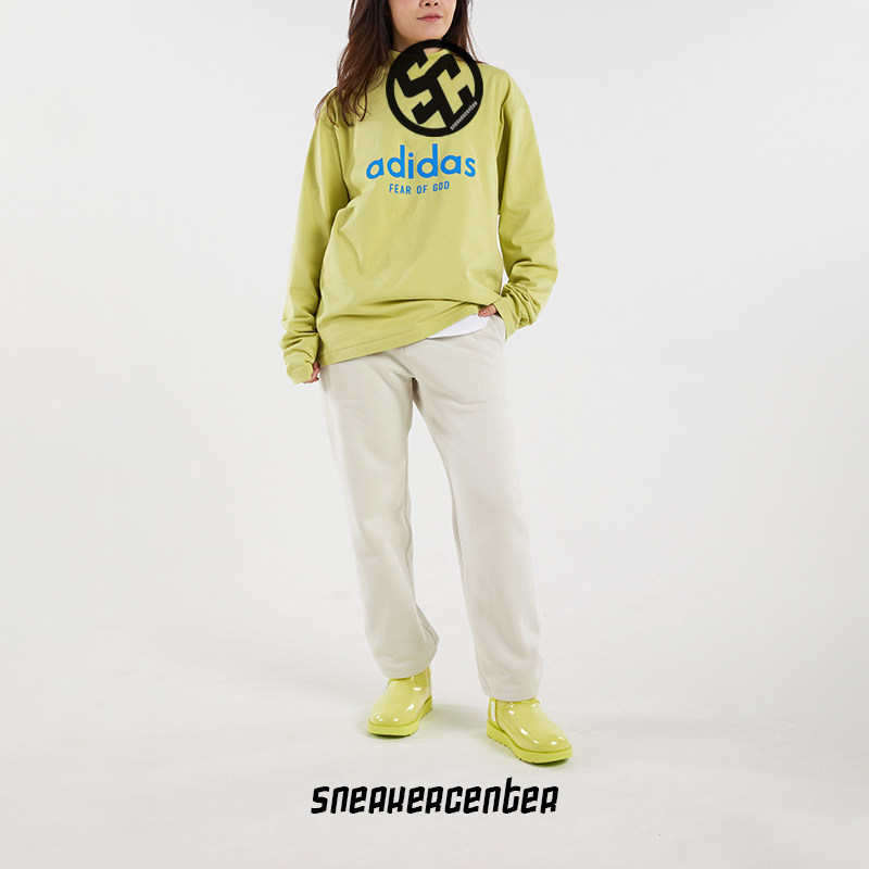 阿迪达斯联名限定长袖t恤 SneakerCenter运动运动卫衣/套头衫