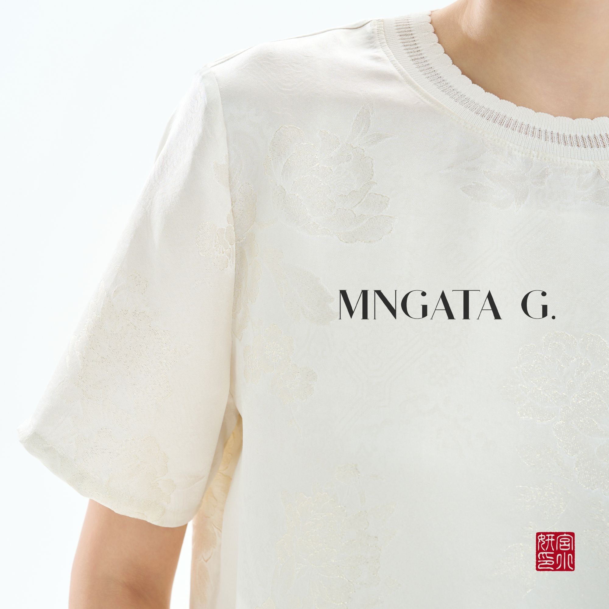 曼加塔【金丝万缕】桑蚕丝夏日新中式中国风上衣 - 图1