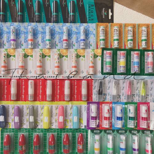 泰国鼻通八仙筒上标花香唐昭坤香橙透明笑脸草本薄荷学生提神醒脑 - 图1