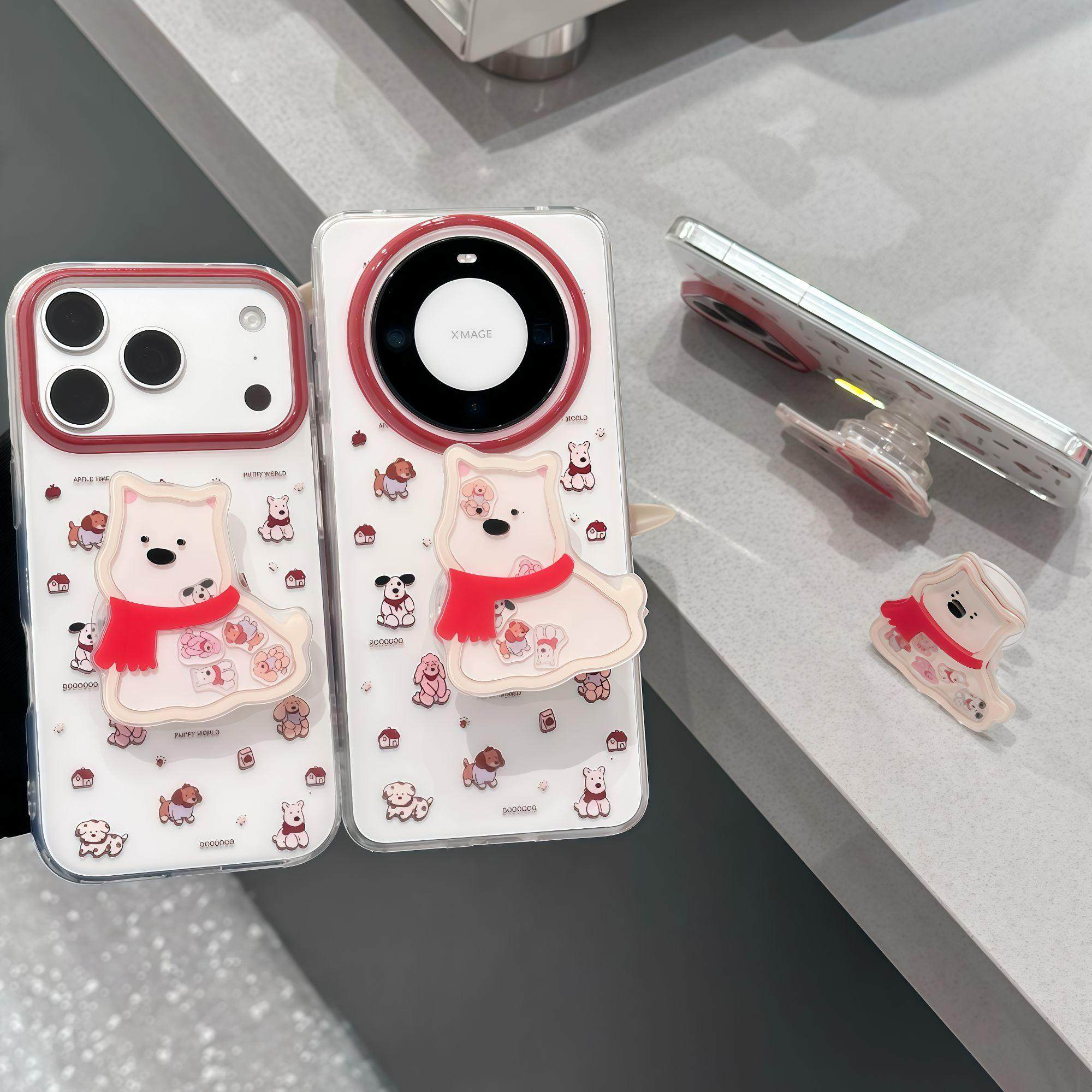 围巾西高地适用iPhone16pro手机壳14苹果17promax可爱13趣味12华为mate70新款k80双层vivos30小米15荣耀oppo,淘宝优惠券,粉丝福利购,淘宝优惠卷