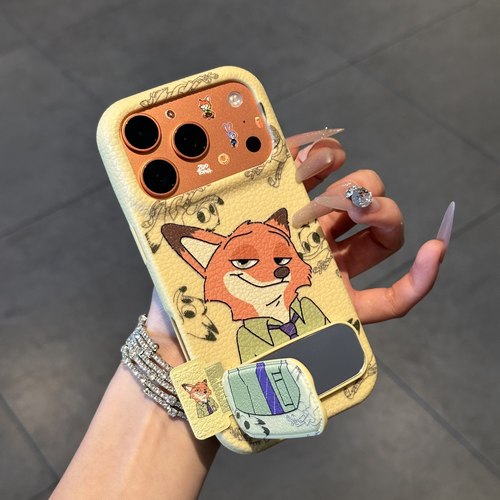 尼克朱迪适用苹果17promax手机壳新款iPhone16pro卡通14华为p70保护套12可爱13小米15秋冬款vivo荣耀oppo支架 - 图1