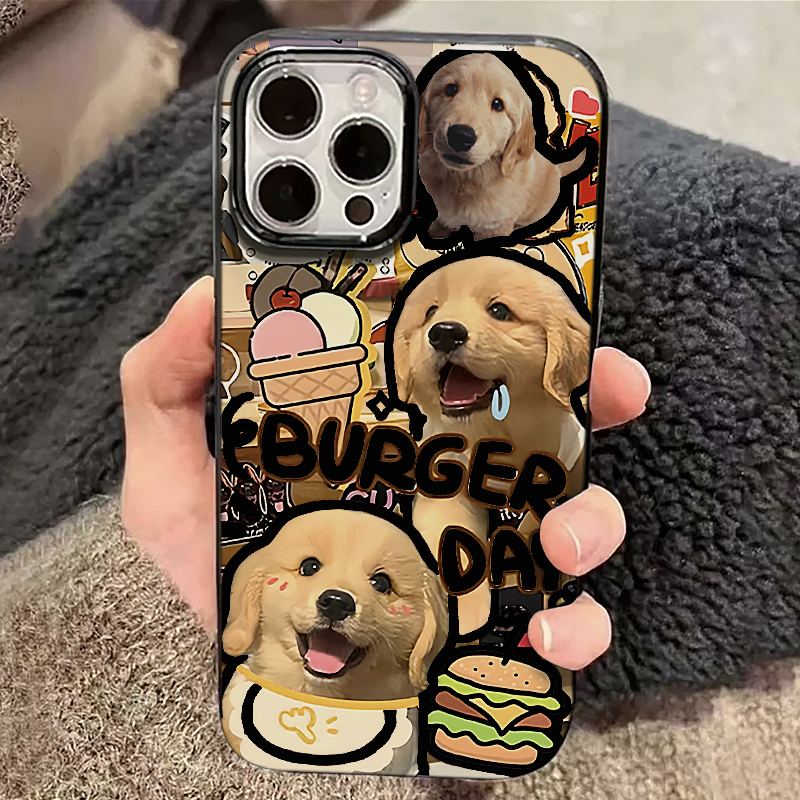 汉堡猫狗适用iPhone16promax手机壳13苹果15pro时尚12女11华为mate60新款p70可爱vivo小米14红米k70荣耀oppo - 图2