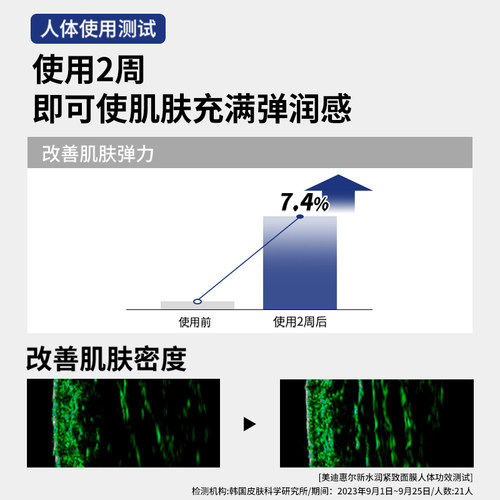 【升级尝鲜】美迪惠尔nmf水库pro面膜补水保湿抗皱学生女10片 - 图2