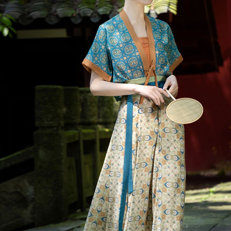 2024新款唐制汉服女春夏款复原风改良国风吊带唐背子破裙日常通勤,淘宝优惠券,粉丝福利购,淘宝优惠卷