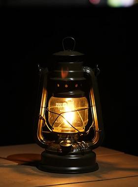 复古煤油灯马灯农村老式油灯物件