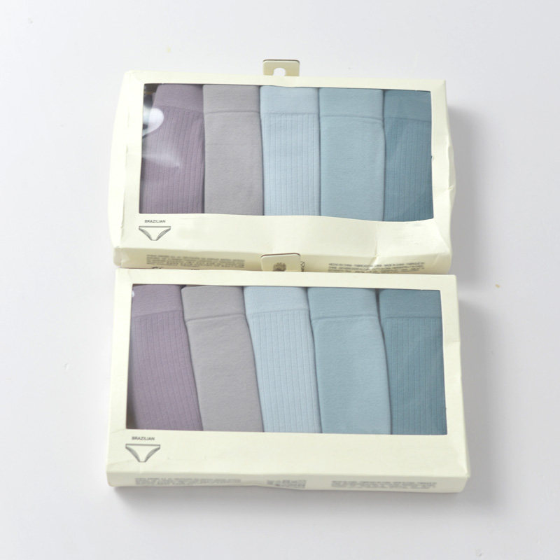 巴西式o女无缝运动内裤半包臀三角半丁字裤夏季纯色BRAZILIAN