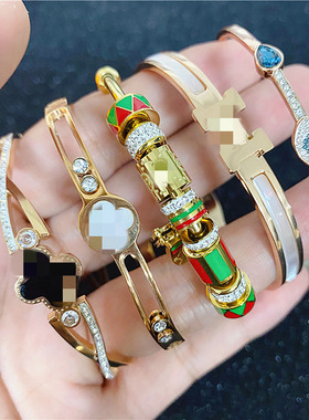 新款钛钢时尚风流行地摊货源手镯