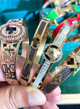 新款热销欧美钛钢手镯时尚