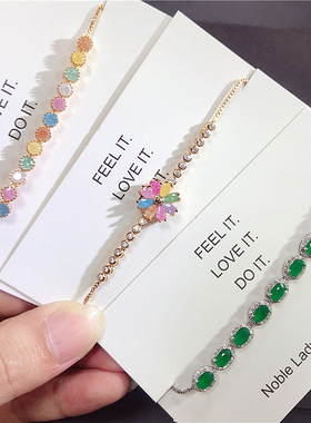 专柜品质夏季新款微镶混批锆石